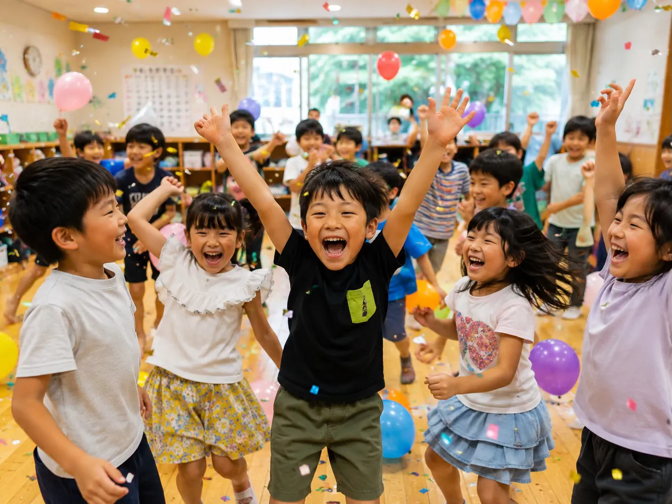 学童イベントを楽しむ子どもたち