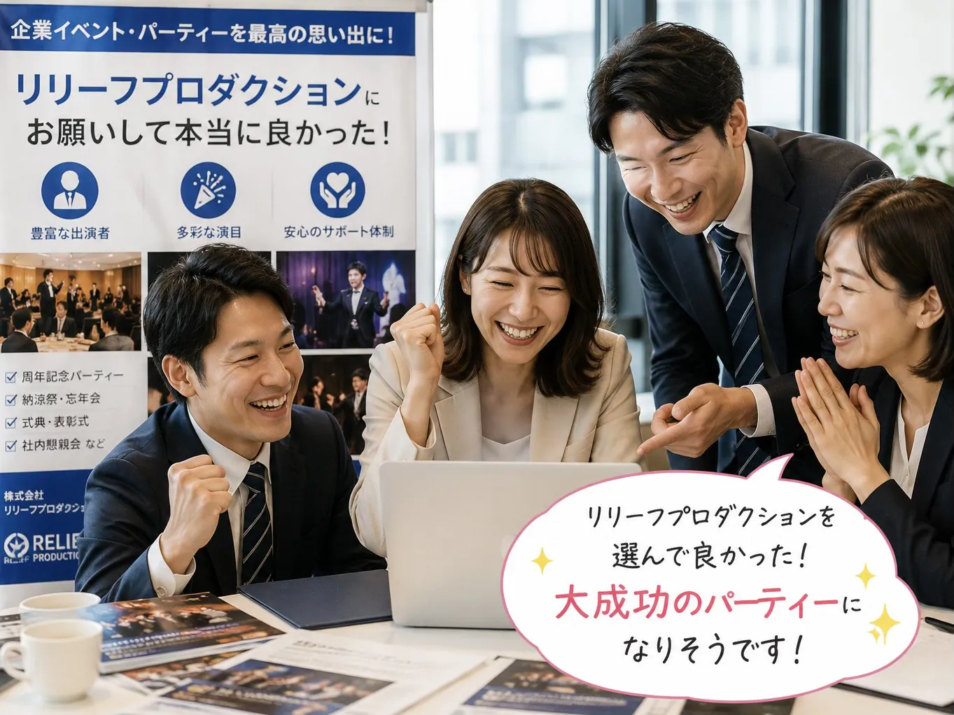 出張マジックショーを依頼する前の相談イメージ